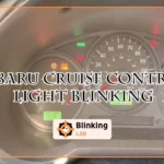 Subaru Cruise Control Light Blinking
