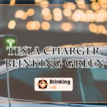 Tesla Charger Blinking Green