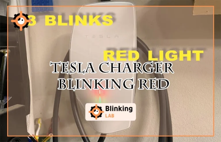 Tesla Charger Blinking Red