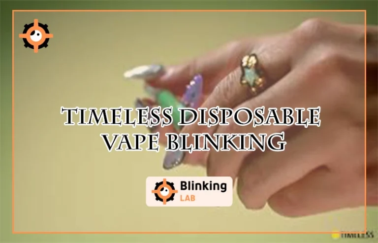 Timeless Disposable Vape Blinking