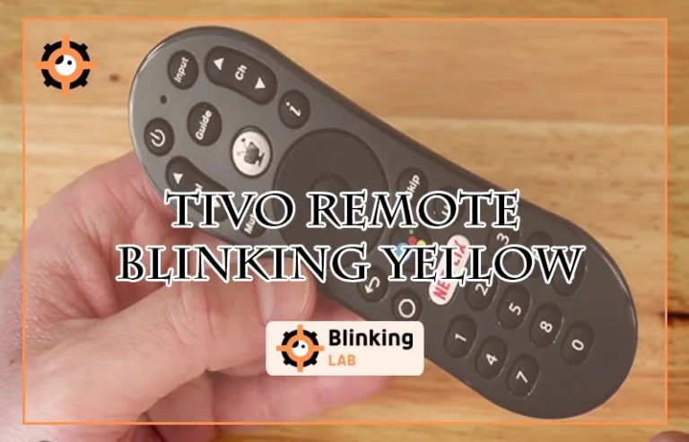 Tivo Remote Blinking Yellow
