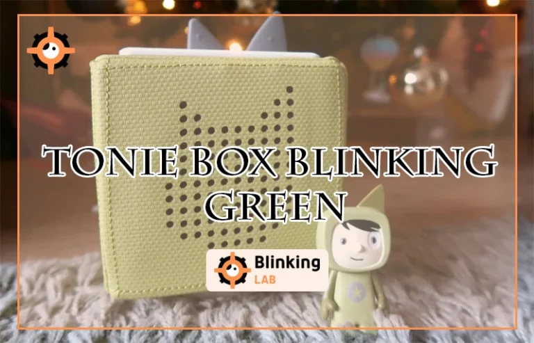 Tonie Box Blinking Green