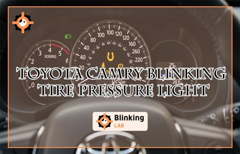 Toyota Camry Blinking Tire Pressure Light
