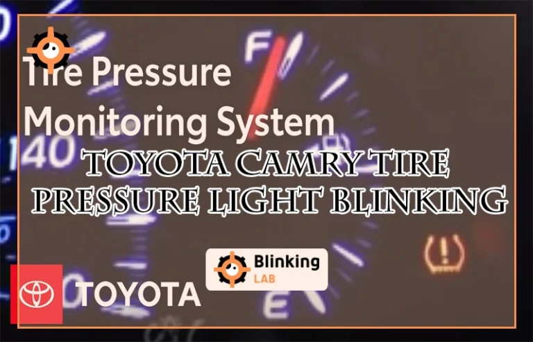 Toyota Camry Tire Pressure Light Blinking