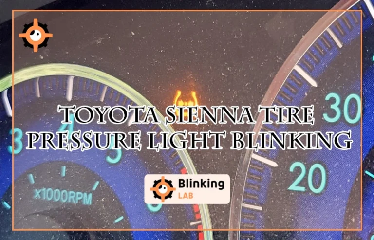 Toyota Sienna Tire Pressure Light Blinking