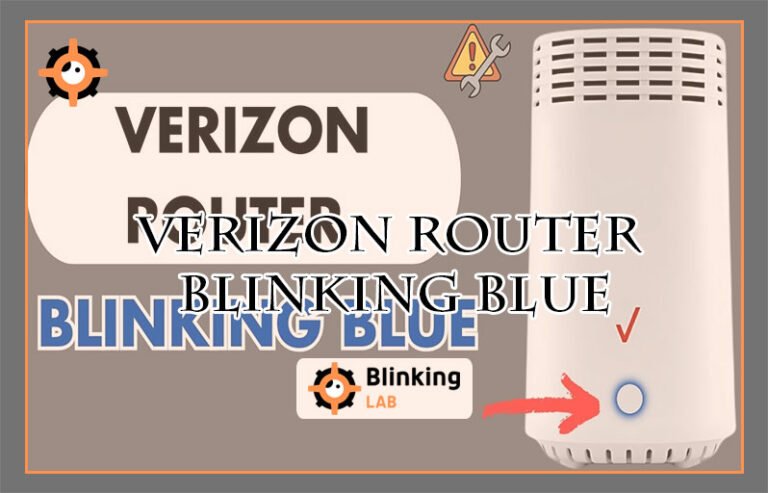 Verizon Router Blinking Blue