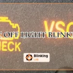 Vsc off Light Blinking