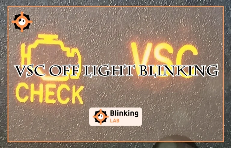 Vsc off Light Blinking