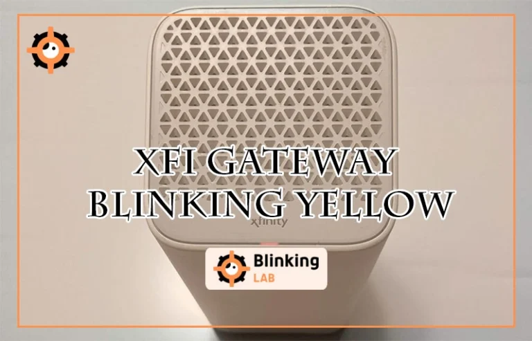 Xfi Gateway Blinking Yellow