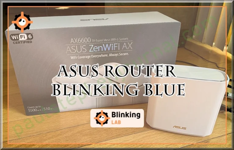 Asus Router Blinking Blue