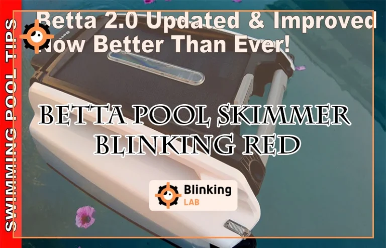 Betta Pool Skimmer Blinking Red