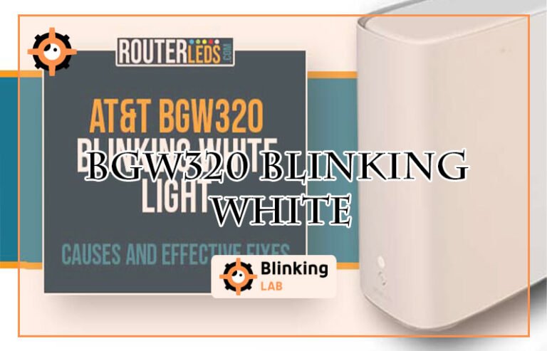 Bgw320 Blinking White