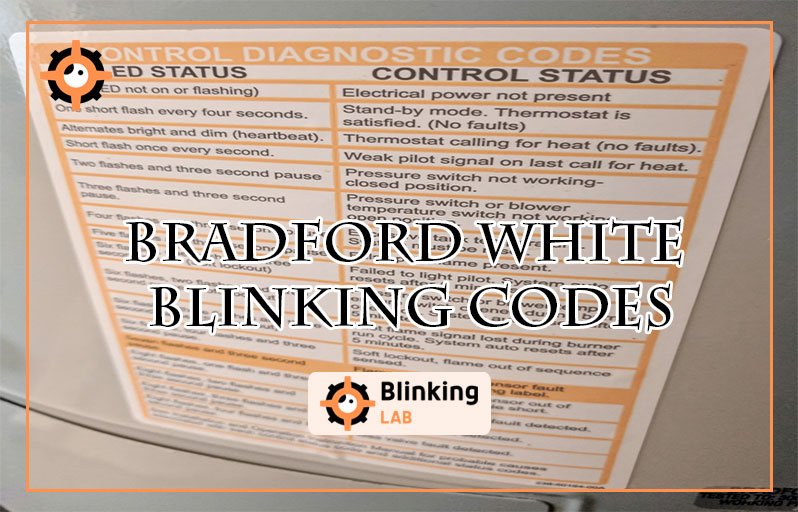 Bradford White Blinking Codes