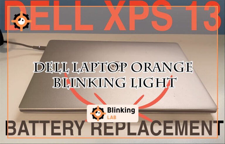 Dell Laptop Orange Blinking Light