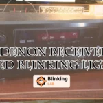 Denon Receiver Red Blinking Light