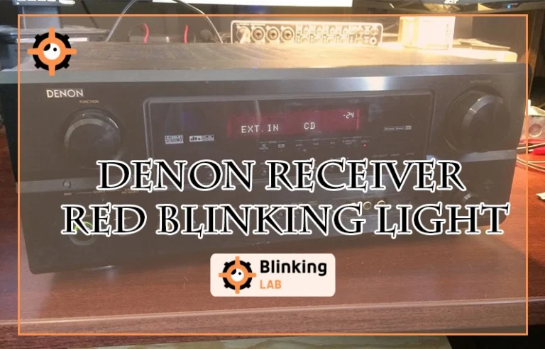 Denon Receiver Red Blinking Light