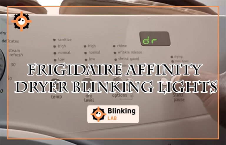 Frigidaire Affinity Dryer Blinking Lights
