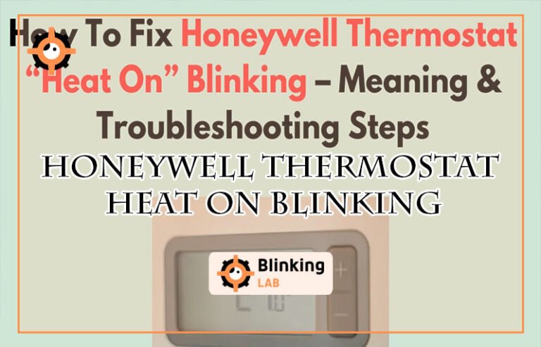 Honeywell Thermostat Heat on Blinking