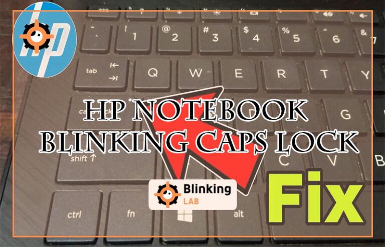 Hp Notebook Blinking Caps Lock
