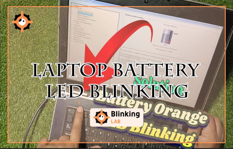 Laptop Battery Led Blinking