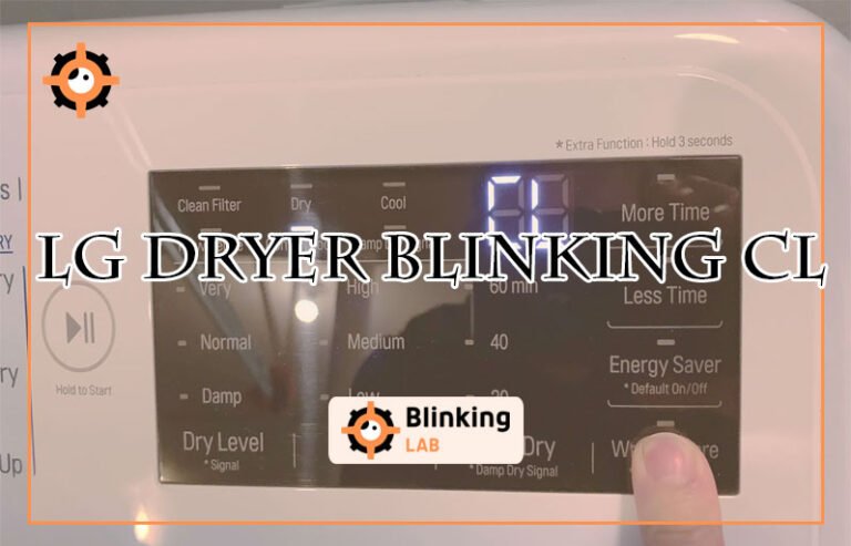 Lg Dryer Blinking Cl