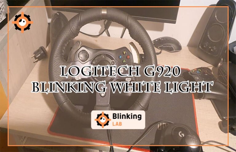 Logitech G920 Blinking White Light
