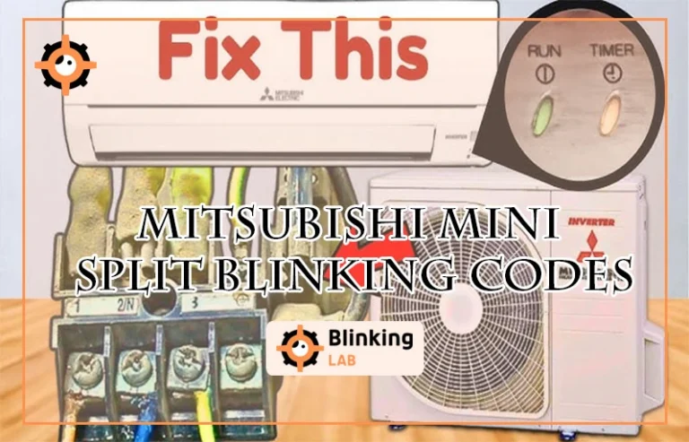 Mitsubishi Mini Split Blinking Codes