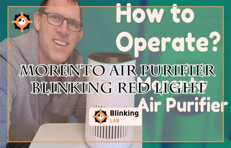 Morento Air Purifier Blinking Red Light
