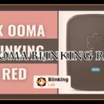 Ooma Blinking Red