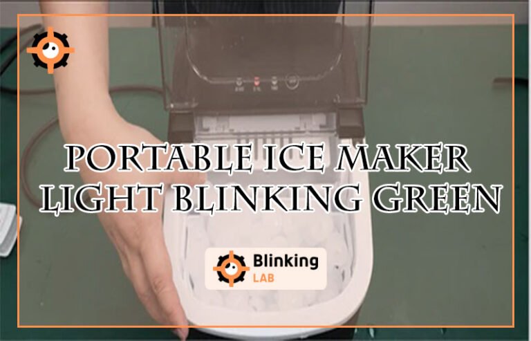 Portable Ice Maker Light Blinking Green