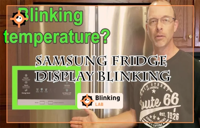 Samsung Fridge Display Blinking