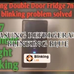 Samsung Refrigerator Blinking Blue Light