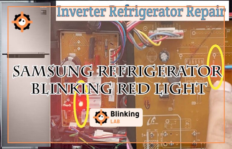 Samsung Refrigerator Blinking Red Light