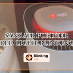 Sans Air Purifier Red Light Blinking
