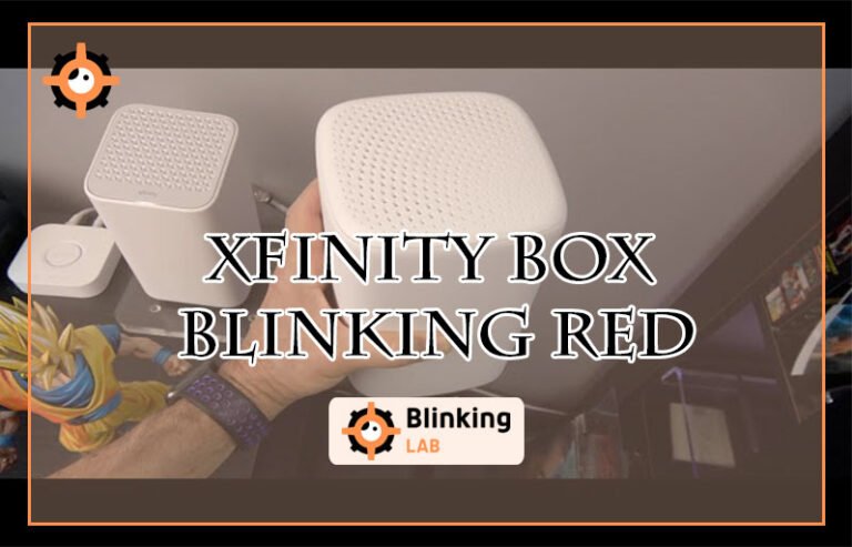 Xfinity Box Blinking Red