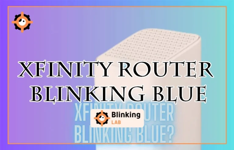 Xfinity Router Blinking Blue