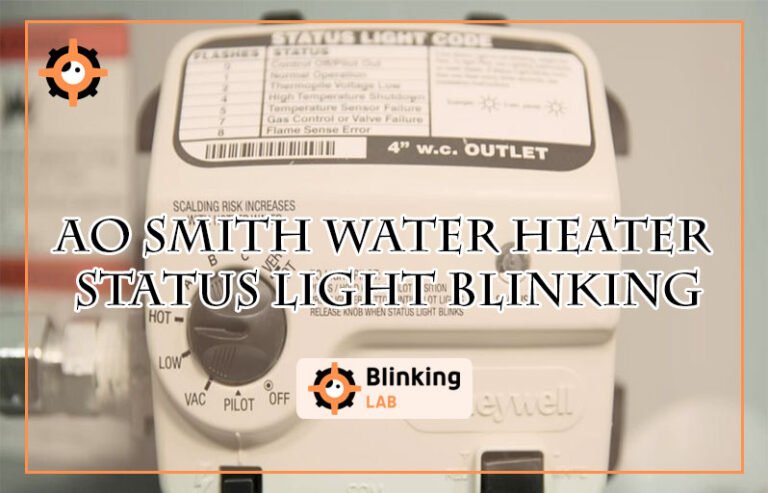 Ao Smith Water Heater Status Light Blinking