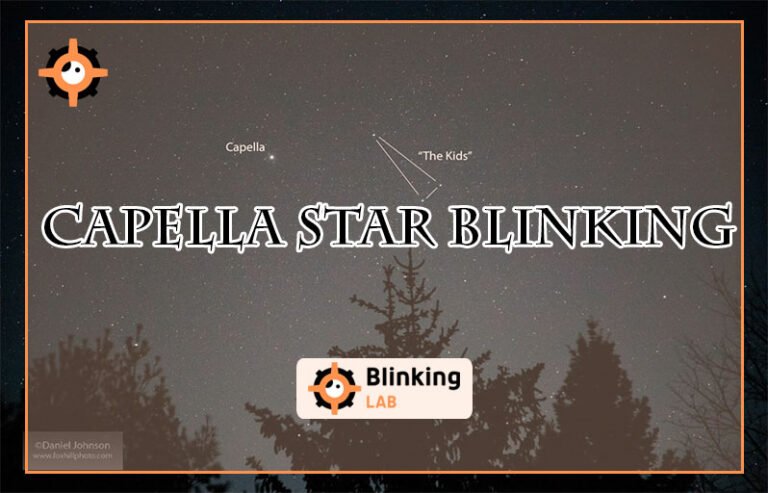 Capella Star Blinking