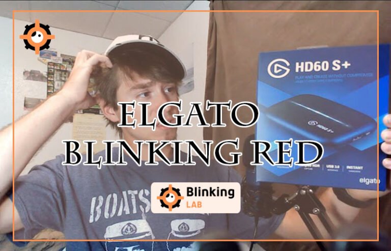 Elgato Blinking Red