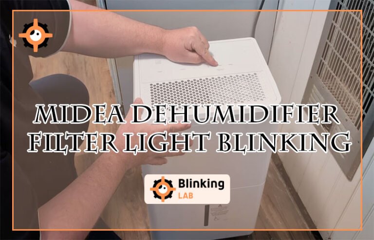 Midea Dehumidifier Filter Light Blinking