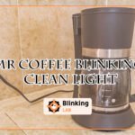 Mr Coffee Blinking Clean Light