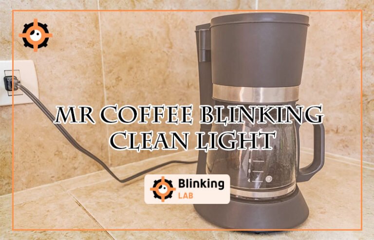 Mr Coffee Blinking Clean Light