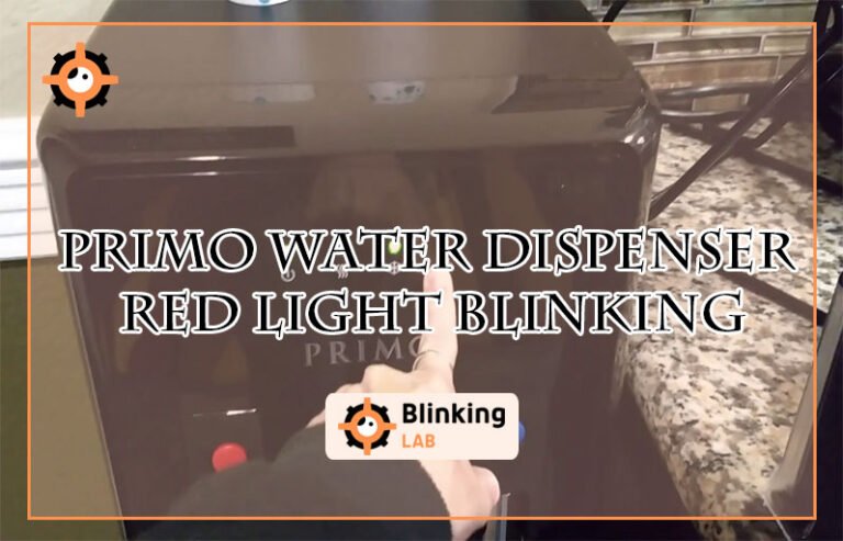 Primo Water Dispenser Red Light Blinking