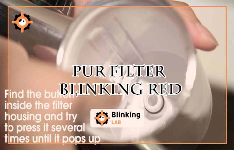 Pur Filter Blinking Red