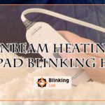 Sunbeam Heating Pad Blinking F