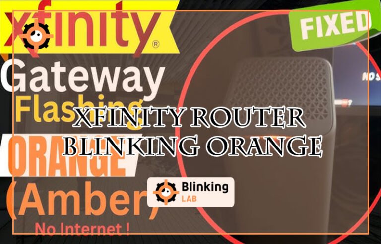 Xfinity Router Blinking Orange